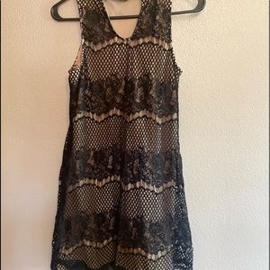 Lace covered dress